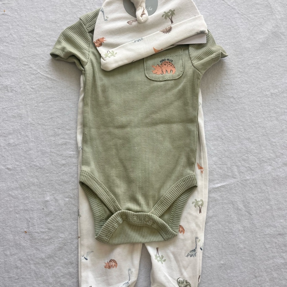 Le Top Sage Ribbed Baby Bodysuit